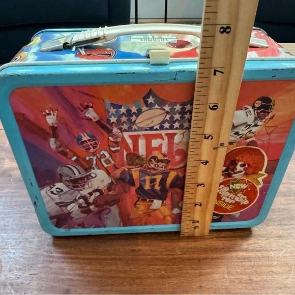 VINTAGE 1978 NFL Properties Inc. LUNCH BOX TIN - Picture 12 of 14